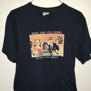 Supreme Orgy Tee Black